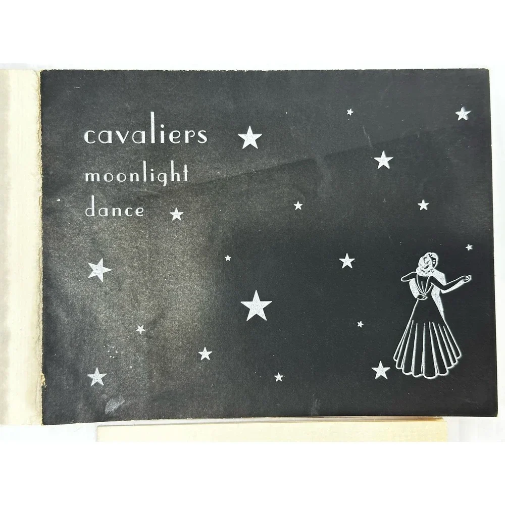 Vintage Lot Party Invitations Christmas Sports Swing Top Notcher Cavaliers 1940s